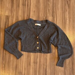 Free People Beach Cropped Cardigan